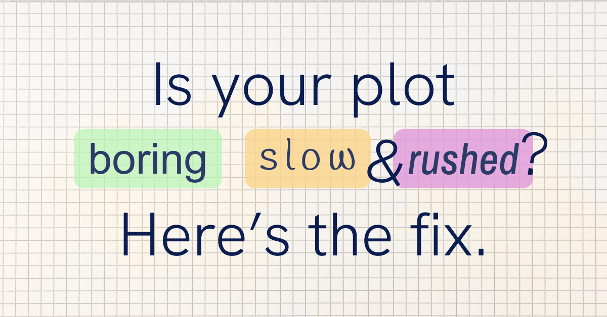 How to fix story pacing